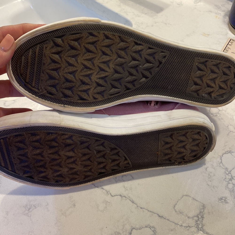 Gypsy Jazz Pink High Tops With Side Zipper Sz 10 … - image 3